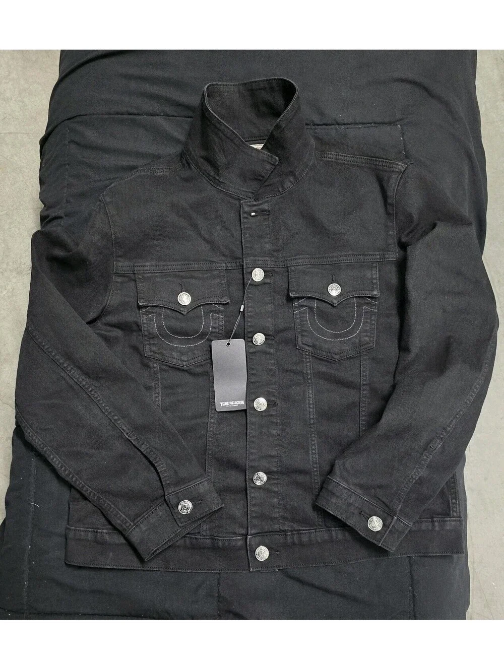 True Religion Jimmy Denim Trucker Jacket - Size Large